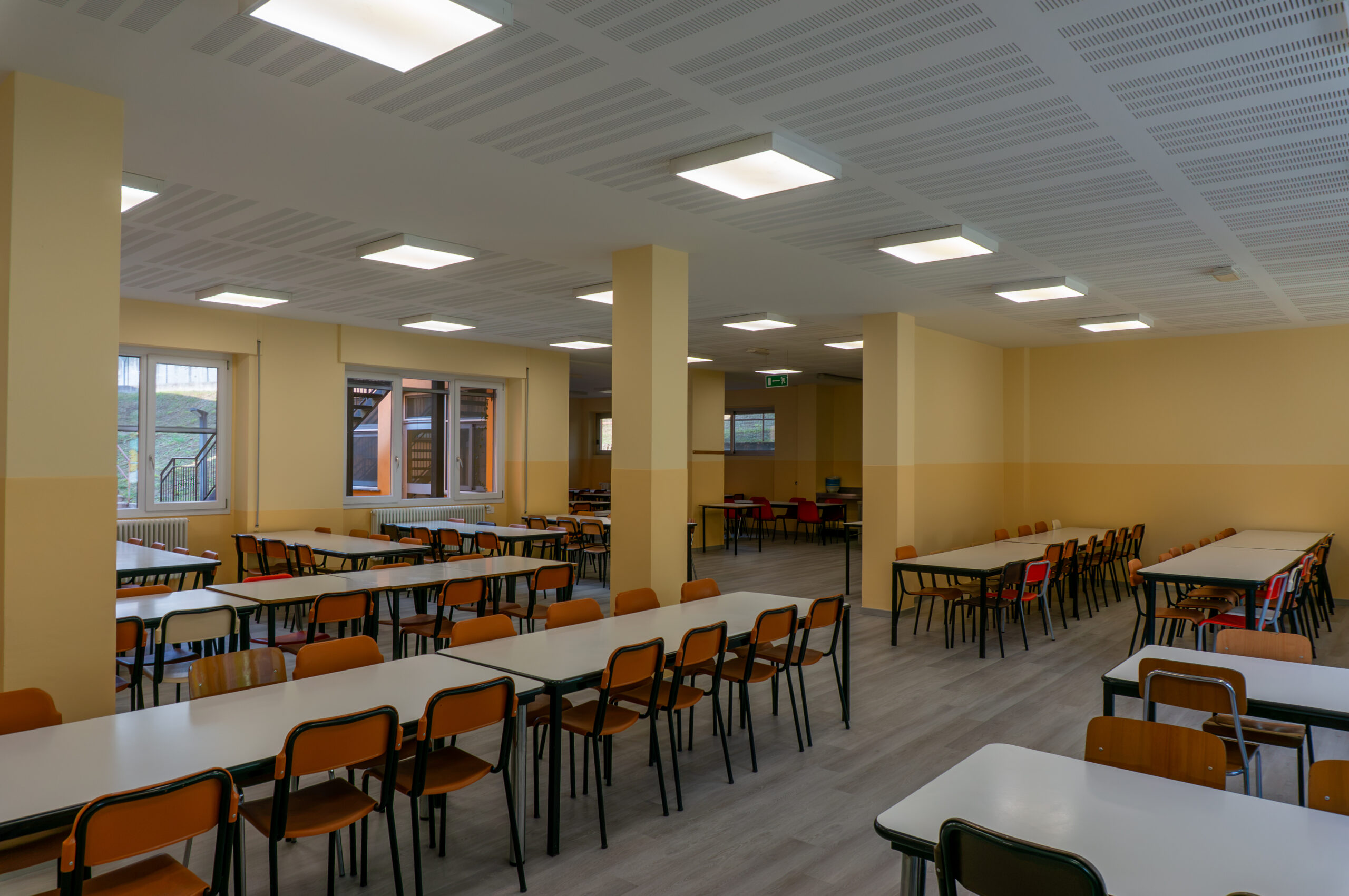 Veduta della mensa